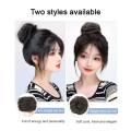 【Thinning Hair Solution Bun】Bun Hair Piece Women Straight Curly Fake Hair Wrap Volumizing Puff. 