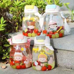 Botol Minum Anak Big Belly FREE Sticker FREE Tali FREE Sedotan 2IN1 BPEA FREE