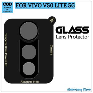 Tempered Glass Camera Vivo V50 V50 LITE 4G V50 LITE 5G Full Cover Anti Gores Camera Frame Black 3D