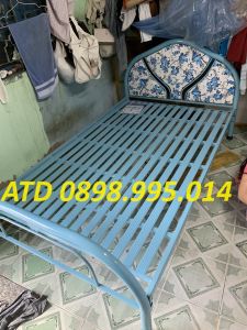 Giường Sắt Giá Rẻ đủ kích thước 80cm 1m 1m2 1m4 1m6 giá rẻ tại xưởng HCMBình Dương Biên Hòa