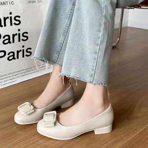 LKShoes งานดี รองเท้าแฟชั่นหญิง หุ้มส้น ใส่ทำงานได้ ใส่เที่ยวก็คือเริ่ด น้ำหนักเบา โทนสีสุภาพ เข้าได้กับทุกชุด สาววัยทำงานคือไม่ควรพลาด กดสั่งได้เลยน้า