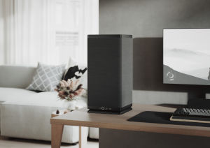 Fractal Design Mood Mini-ITX Mini Tower Small Form Factor PC Desktop Case Casing with Fabric Exterior Super Space Saving