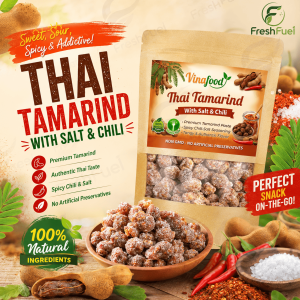 [BUY 1 GET 1] Thai Tamarind With Salt & Chili - Premium Tamarind Authentic Thai Taste Spicy Chili & Salt No Artificial Preservatives 100% Natural Ingredients Perfect Snack On-The-Go