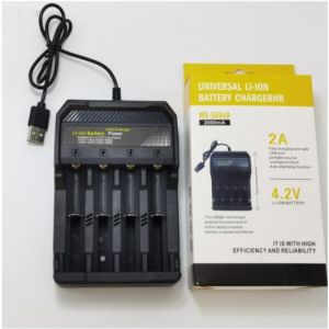 Original Battery Charger 18650 Original USB 4 Slots AC 110V 220V with 18650 Battery 3.7V 9900MAh Rechargeable