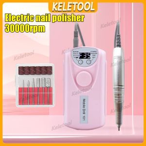 45000RPM Nail Drill Machine With Low Noise Portable Nail Drill Machine Rechargeable Nail Sander File For Manicure Salon Tool