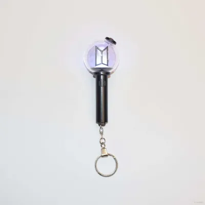 YF BTS ARMY Bomb Mini Lightstick Keychain K-POP Fan Merch Cute Bag Charm FY
