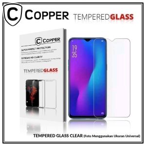 Oppo A54 - COPPER TEMPERED GLASS FULL CLEAR Anti Gores