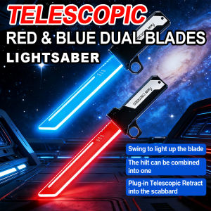 3 in 1 Star Wars Lightsaber with Spark Smoke Sound Effects LED Laser Light Sword Toy for Kids