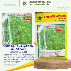 [50g - 250H] Hạt giống Đậu Đũa hạt đen 207 Trung Nông