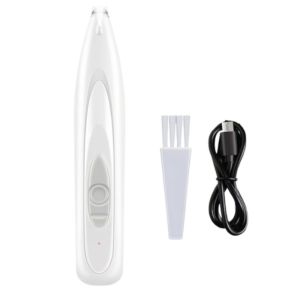 QEFEE Cordless Pet Foot Trimmer LED Display Portable Cat Paw Shaver Foot Hair Remover Waterproof Dog Clippers for Grooming Pet Grooming Kit