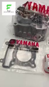 100% ORIGINAL FZ150 57MM CERAMIC CYLINDER BLOCK SET WITH PISTON KIT BLOK SET FZ150 COMPLETE SET GENUINE(BUKAN SLIP BESI)