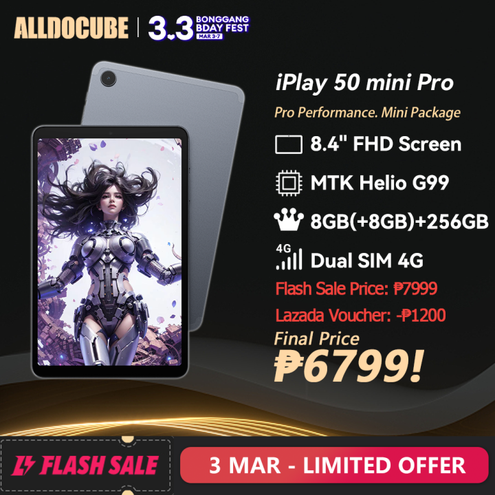 Alldocube iPlay 50 mini Pro Tablet 8.4 inch 8GB RAM 256GB ROM MTK