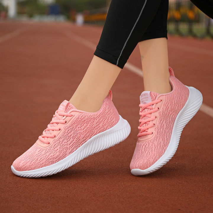 DOSREAL Women Sport Shoes Big Size 35-41 Korean White Sneakers