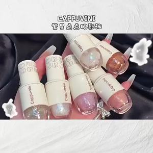 Phấn Mắt Dạng Lỏng Cappuvini Bóng Mắt Dạng Lỏng Gấu Bowling Sequins Lấp Lánh Sinh Viên Nàng Tiên Cá Nước Mắt Ngọc Trai