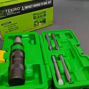 Set Obeng Tekiro Hitam Pekat 11 Pcs untuk Pahat/Gilol/Keringat - Asli dengan Box Ganti gratis Ongkir