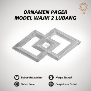 Wajik Susun 2 Tampilan 2 Muka Bolak Balik Ornament Pagar Tralis