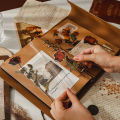 Sổ photobooth dán ảnh, Album đựng ảnh cao cấp bìa da kiểu vintage dán ảnh nhiều kích thước. 