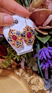 ต่างหูพลอยแท้ ต่างหูทับทิมแท้ เครื่องประดับอัญมณีของแท้เสริมดวงราศี สินค้าเป็นของแท้มีใบรับประกันดูแลตลอดหารใช้งาน AUFU STORE