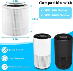 🚚 Local shipping🚚Replacement Compatible with levoit Core 400&400S Filter Air Purifier Accessories True Original HEPA&Active Carbon High-Efficiency H13 Antibacteria Virus and Smoke Moisture and Odor Eliminator