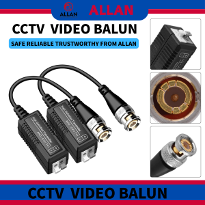 ALLAN Not Power Required Video Balun for Efficient Signals Transmission Home Or Commercial Security