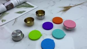 Silicone Cover 304 Stainless Steel Sauce Cup Sauce Cup Sauce Container Outdoor Portable Tomato Salad Seasoning Saucer Dish