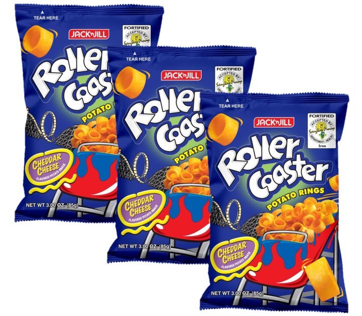 Roller Coaster Cheddar Buddy Size 85g Pack of 3 Lazada PH