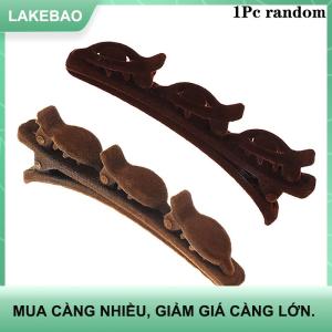 【LAKEBAO】 Đổ xô bangs Clip tóc mũ nón phụ nữ dễ thương barrettes hairgrip bện kẹp tóc Phụ kiện tóc