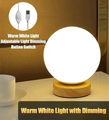 Đèn ngủ LED đổi màu RGB sạc USB đèn bàn LED đèn ngủ cạnh giường cho nhà văn phòng phòng ngủ phòng khách.