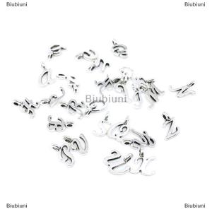[COD] Biubiuni Mặt dây chuyền 26 chữ cái Bảng chữ cái tiếng Anh quyến rũ tự làm đồ trang sức thủ công