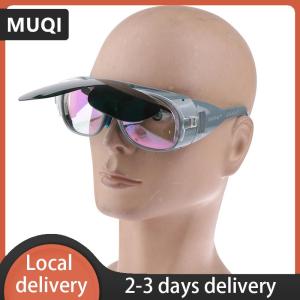 [COD] MUQI Ship within 24 hours Gas Argon Arc Welding Protective Glasses Anti Glare Polishing Safety Working Eyes Protector Equipment Welding Welder Goggles