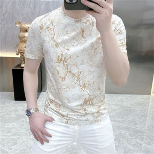 Mens T-shirt T-shirt Dryness Focus Summer T-shirt Unique Style Fine Printing Process Half-sleeve Cool and Comfortable