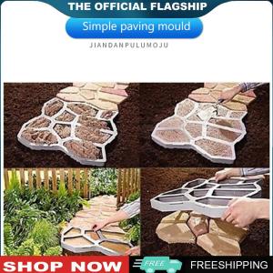 【New Arrival】 Garden Pavement Mold DIY Paving Cement Brick Stone Road Concrete Path Maker