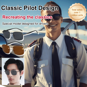 HD Polarized Sunglasses for Men Outdoor Sun Glasses UV400 Protection Driving Glasses Lightweight Eyewear Fashion Shades