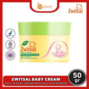 Zwitsal Baby Cream 50gr - Face & Body Cream Melembabkan dan Menjaga Skin Barrirer Anak