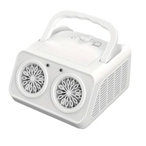 TRTEWWS 26 Holes Automatic Bubble Machine With 2 Fans Fully Automatic Upgraded Bubble Maker Portable Handheld Electric Bubble Blower Toys Birthday Wedding