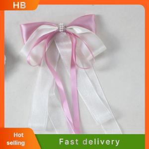 HB New Sweet Large Bowknot Hair Clip For Women Girls Lolita Long Ribbon Solid Hairpin Cute Ponytail Hair Bands Fashion Hair Accessories