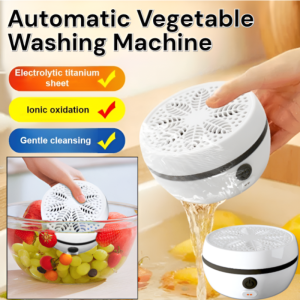 【Free Your Hands】Automatic Vegetable Washing Machine/Fruit Washer/Small Household Sterilizer /Fruit Vegetable Washing Machine Food Purifier Sterilization And Disinfection Wireless Automatic Vegetable Washing Machine