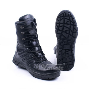 Sepatu PDL Blackjump Tactical TNI Polri Brimob Security Satpam Kulit Sintetis Hitam Doff VMESTE