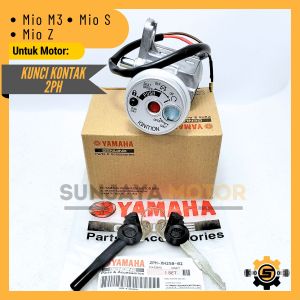 Keyset Original Yamaha 2PH Kunci Kontak Mio M3 Mio Z Mio S Kunci Motor 1 Set Key Set Konci Motor Asli Konci Kontak Anti Maling Ori YGP