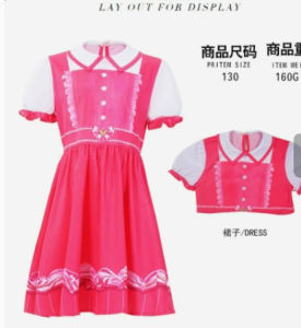Descendants 5 Dark Wonderland cosplay Clothing   Red Queen Red Princess Outfit cos Clothing supply