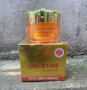 Kem Siêu Trắng Da Collagen Linh Chi Vàng 25g