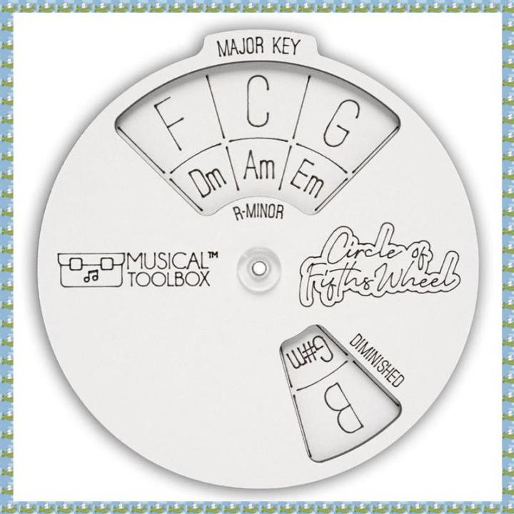 Wooden Musician Melody Wheel Wooden Melody Tool, Circle of Fifths Wheel ...