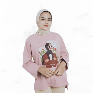 Blouse Atasan  Wanita Terbaru 2023 Tunik Blus JUMBO TOMORROW KAOS KATUN COMBED APLIKASI SABLON