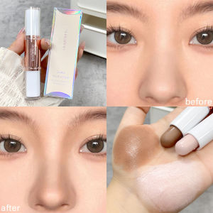 ปากกาบรอนเซอร์คอนทัวร์แบบแท่งหน้าสำหรับผู้หญิงปากกาชาโดว์คอนซีลเลอร์จมูกเพื่อความกระจ่างใสกันน้ำได้