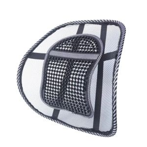 AZDH Ventilated Car Seat Cushion Breathable Mesh Back Cushion Massage Air-permeable Backrest Cushion Car Interior