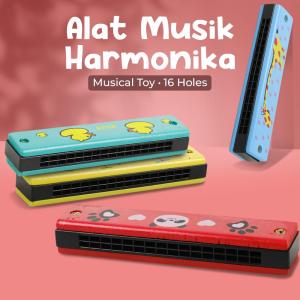 Alat Musik Harmonika Premium Harmonica Musical Toy 16 Holes