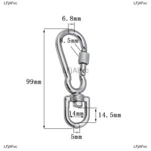 [COD] LFjAFvc Stainless Steel Swivel Snap Hooks Locking Dog Leash Buckle Quick Release Buckle Carabiner Clips For Dog Walking Camping