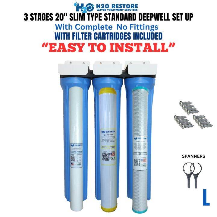 Water Filtration System 3 Stages 20