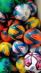 BOLA SEPAK ANAK & DEWASA SIZE 5 ( FREE POMPAPENTIL & JARING ) ORTUSE PRODUK/BAHAN JAHIT MANUAL BUKAN TEMPEL