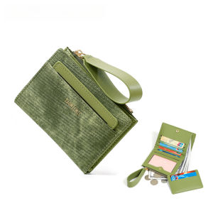GStar New Contrast Color Ladies Wallet Fashion Ins Bifold Small Purse Womens Multi-slots Card Holder Zipper Pocket Coins Pouch - Perfect Gift for Her
